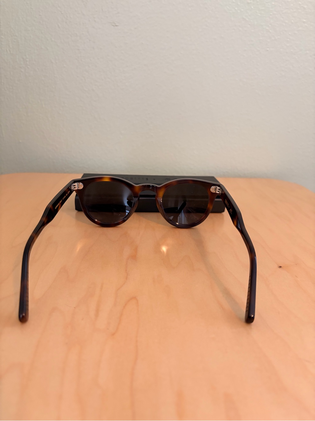 Nwt Cubitts X Mr. P Round Tortoiseshell Sunglasses With Protective Case — image 3 of 8